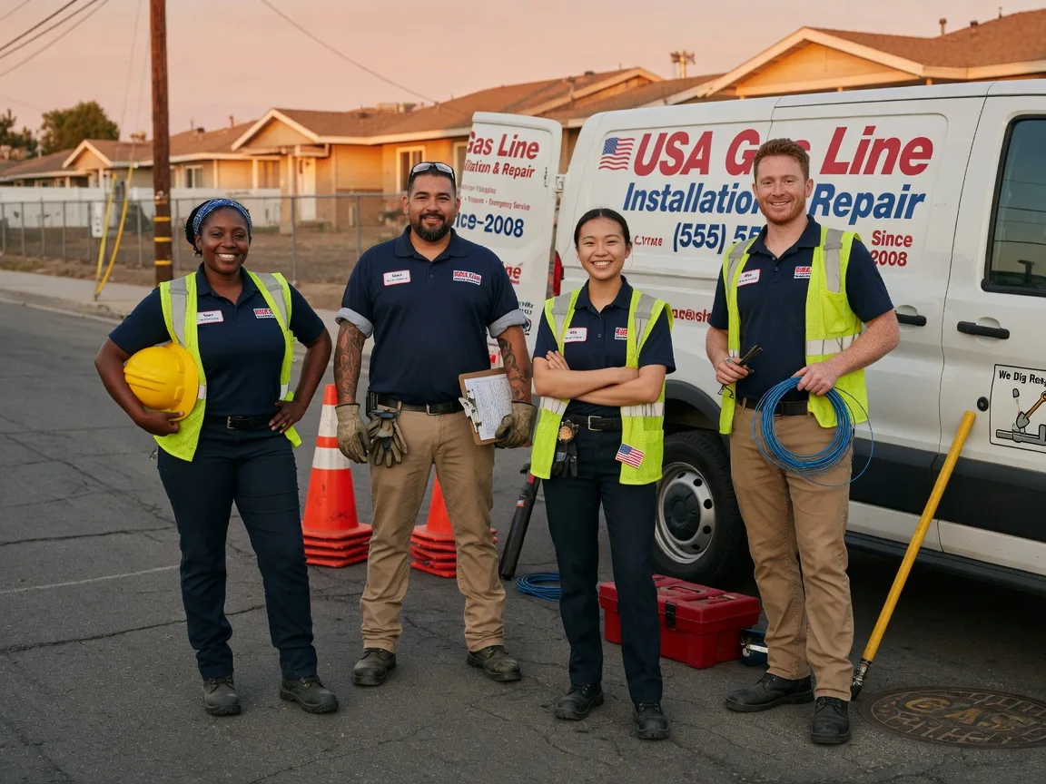 Gas Line Installation company in Olancha, CA